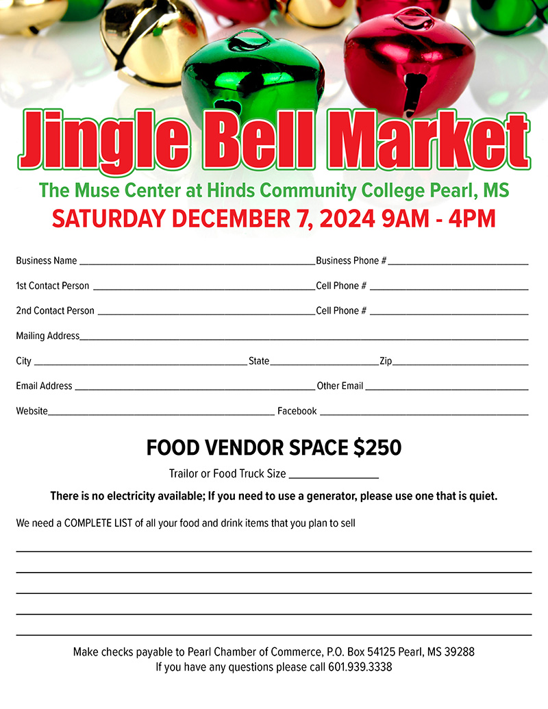 Jingle Bell Market Food Vendor App